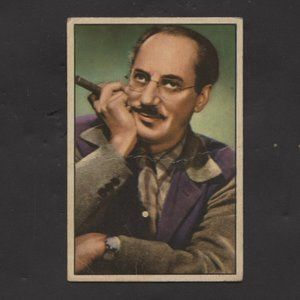 1953 BOWMAN TELEVISION AND RADIO STARS GROUCHO MARX CARD